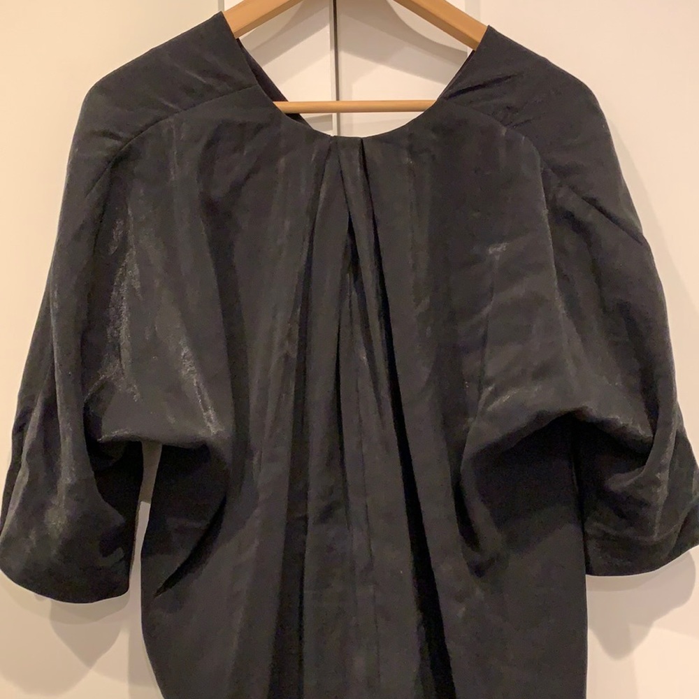 & Other Stories pleated back dress